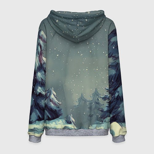 Мужская толстовка Уставшая лошадь / 3D-Меланж – фото 2