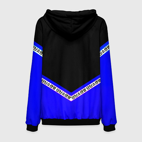 Мужская толстовка Ювентус япония геометрия / 3D-Черный – фото 2