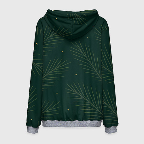 Мужская толстовка Ошибка 404 Новогоднее настроение не найдено / 3D-Меланж – фото 2