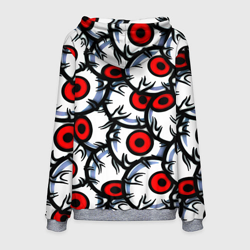 Мужская толстовка Ювентус глаза / 3D-Меланж – фото 2