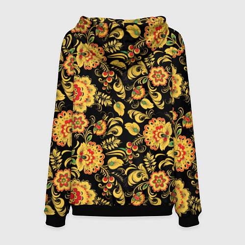 Мужская толстовка Хохлома / 3D-Черный – фото 2