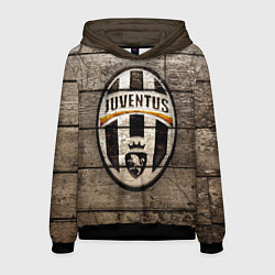 Толстовка-худи мужская Juventus, цвет: 3D-черный