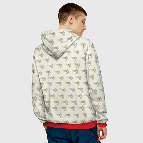 Мужская толстовка Imagine Dragons: Fly / 3D-Красный – фото 4