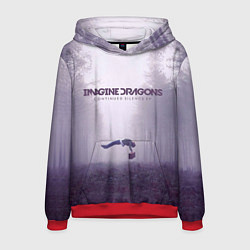 Толстовка-худи мужская Imagine Dragons: Silence, цвет: 3D-красный