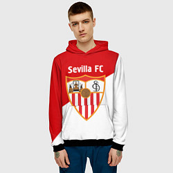 Толстовка-худи мужская Sevilla FC, цвет: 3D-черный — фото 2
