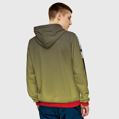 Мужская толстовка Fairy tail / 3D-Красный – фото 4