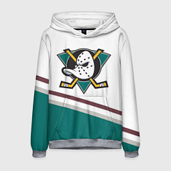 Толстовка-худи мужская Anaheim Ducks Selanne, цвет: 3D-меланж