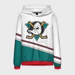 Толстовка-худи мужская Anaheim Ducks Selanne, цвет: 3D-красный