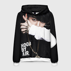 Толстовка-худи мужская BTS: Hood by air, цвет: 3D-белый