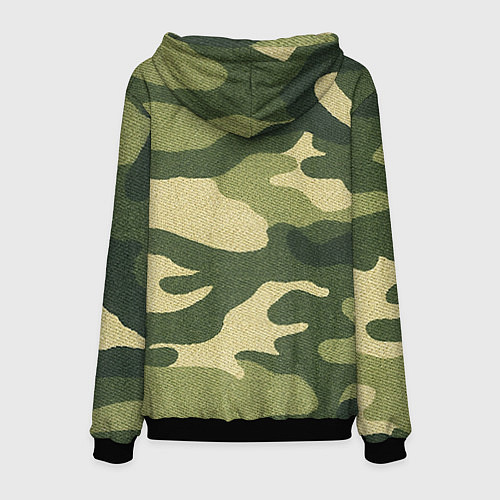 Мужская толстовка Хаки / 3D-Черный – фото 2