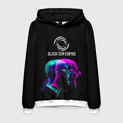 Толстовка-худи мужская Black Sun Empire Rage, цвет: 3D-белый