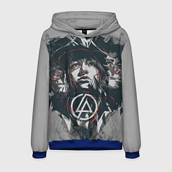 Толстовка-худи мужская Linkin Park: My Style, цвет: 3D-синий