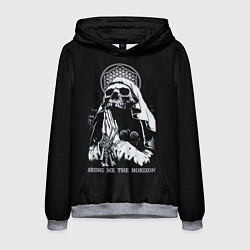 Толстовка-худи мужская BMTH: Skull Pray, цвет: 3D-меланж