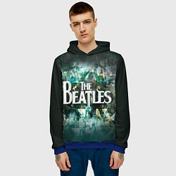 Толстовка-худи мужская The Beatles Stories, цвет: 3D-синий — фото 2