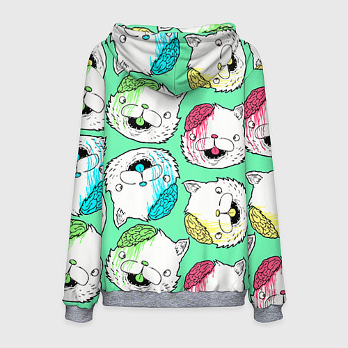 Мужская толстовка Drop Dead: Kitty Heads / 3D-Меланж – фото 2