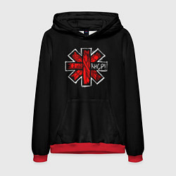 Толстовка-худи мужская RHCP Symbol, цвет: 3D-красный