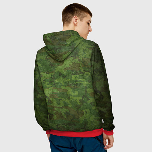 Мужская толстовка Лучший в мире дед / 3D-Красный – фото 4