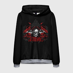 Толстовка-худи мужская Avenged Sevenfold: Fly Skull, цвет: 3D-меланж