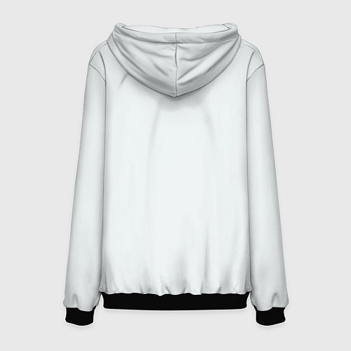 Мужская толстовка Гагарин в полете / 3D-Черный – фото 2