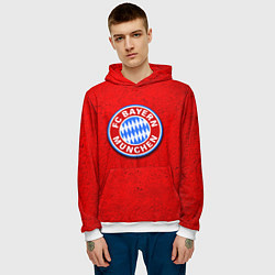 Толстовка-худи мужская Bayern FC, цвет: 3D-белый — фото 2
