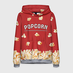 Толстовка-худи мужская Popcorn, цвет: 3D-меланж