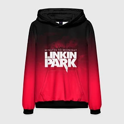 Толстовка-худи мужская Linkin Park: Minutes to midnight, цвет: 3D-черный