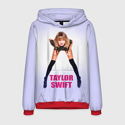 Толстовка-худи мужская Taylor Swift, цвет: 3D-красный