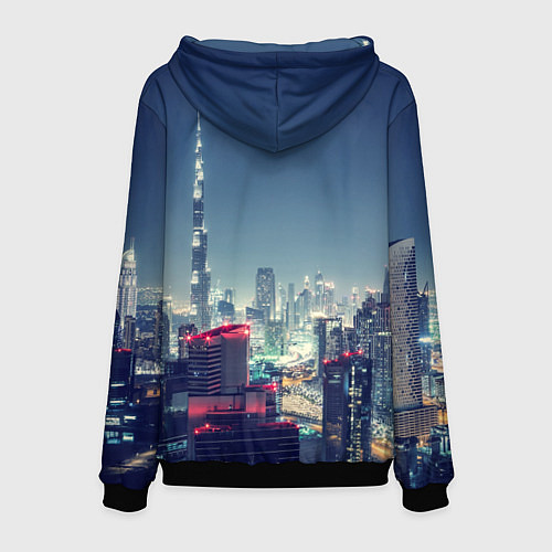 Мужская толстовка Дубай / 3D-Черный – фото 2