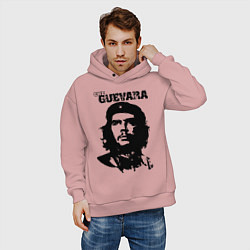 Толстовка оверсайз мужская Che Guevara, цвет: пыльно-розовый — фото 2