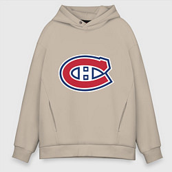 Толстовка оверсайз мужская Montreal Canadiens, цвет: миндальный