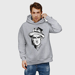 Толстовка оверсайз мужская Маяковский, цвет: меланж — фото 2