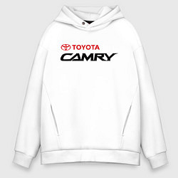 Толстовка оверсайз мужская Toyota Camry, цвет: белый