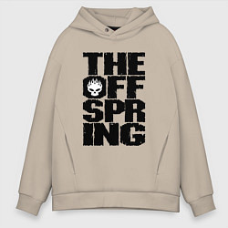 Толстовка оверсайз мужская The Offspring, цвет: миндальный