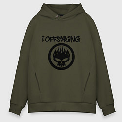 Толстовка оверсайз мужская The Offspring, цвет: хаки