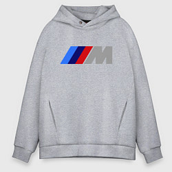 Толстовка оверсайз мужская BMW M, цвет: меланж