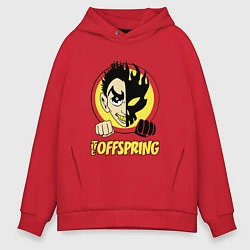 Толстовка оверсайз мужская The Offspring Boy, цвет: красный