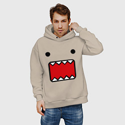 Толстовка оверсайз мужская Domo!, цвет: миндальный — фото 2