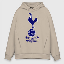 Толстовка оверсайз мужская Tottenham FC, цвет: миндальный
