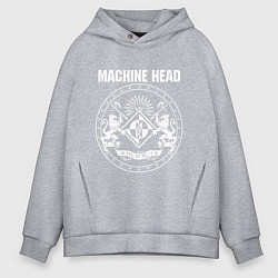 Толстовка оверсайз мужская Machine Head MCMXCII, цвет: меланж