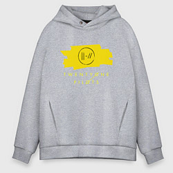 Толстовка оверсайз мужская 21 Top: Yellow Trench, цвет: меланж