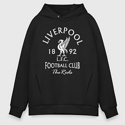 Толстовка оверсайз мужская Liverpool: Football Club, цвет: черный