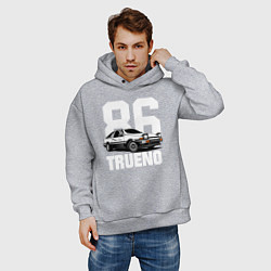 Толстовка оверсайз мужская TRUENO 86, цвет: меланж — фото 2