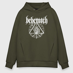 Толстовка оверсайз мужская Behemoth, цвет: хаки