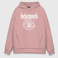 Толстовка оверсайз мужская Behemoth, цвет: пыльно-розовый