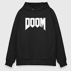 Толстовка оверсайз мужская DOOM, цвет: черный