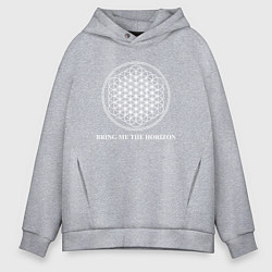 Толстовка оверсайз мужская BRING ME THE HORIZON, цвет: меланж
