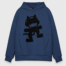 Толстовка оверсайз мужская MONSTERCAT, цвет: тёмно-синий