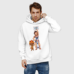 Толстовка оверсайз мужская Куплю в ПМ, цвет: белый — фото 2