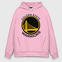 Толстовка оверсайз мужская GOLDEN STATE WARRIORS, цвет: светло-розовый