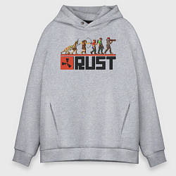 Толстовка оверсайз мужская Evolution Rust, цвет: меланж